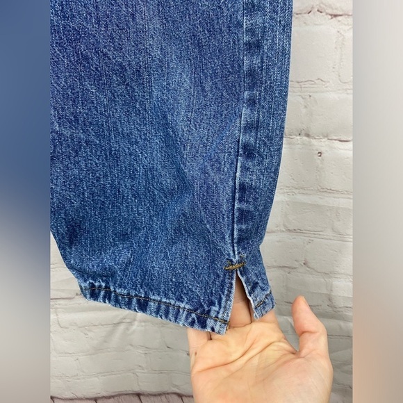 Rider by Lee High Waisted Denim Blue Jean 4 Pocket Capris - Picture 3 of 3